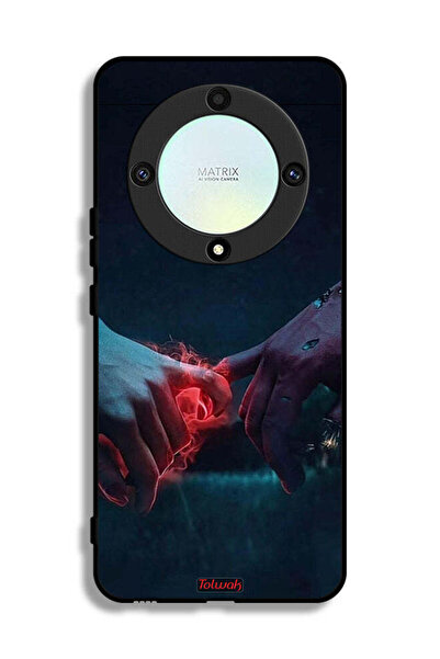 Tolwak غطاء حماية لهاتف Honor X9a بتصميم "أيدي محترقة"