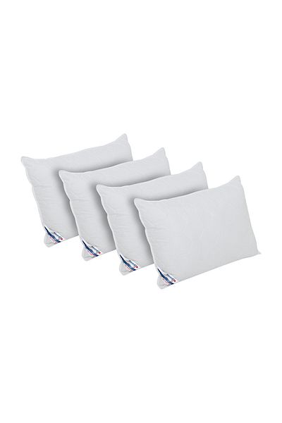 ALCAM Set of 4 Alcam pillows, SaniMed® 50x70 cm, quilted microfiber, filling with SILVERPLUS® treatment