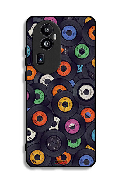 Tolwak غطاء حماية لهاتف Oppo Reno10 Pro Plus بنقشة أقراص مضغوطة