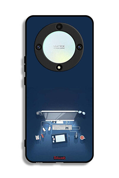 Tolwak غطاء حماية لجهاز Honor X9a - فن مكتب الكمبيوتر