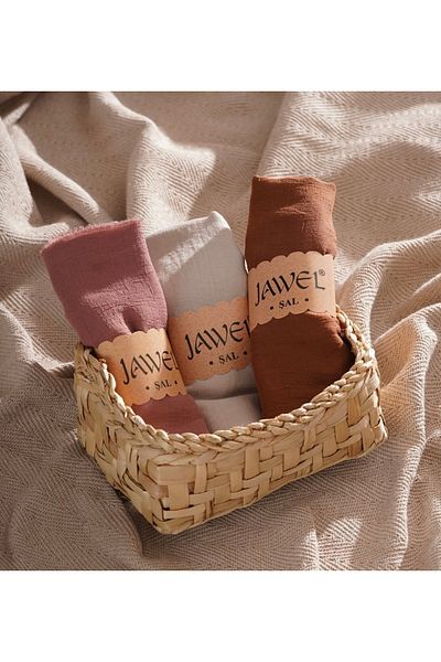 JAWEL ŞAL Jawel Comfort Shawl Campaign 3 Pieces