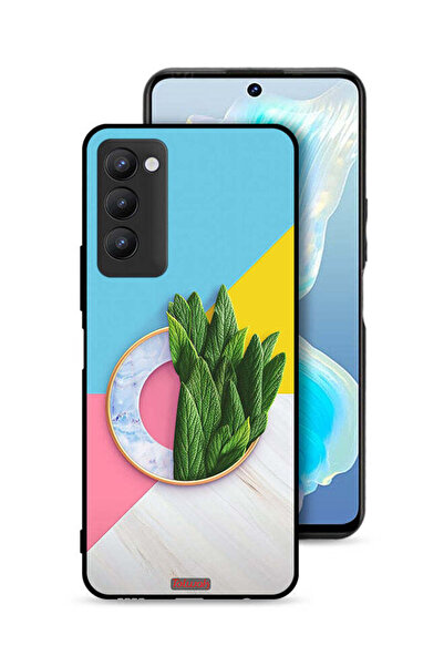 Tolwak غطاء حماية لهاتف تكنو كامون 18 بنقشة أوراق تجريدية