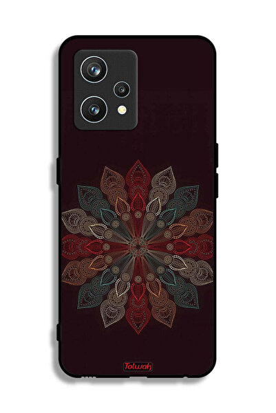 Tolwak غطاء حماية لهاتف Realme 9 Pro Plus بتصميم زهرة ماندالا