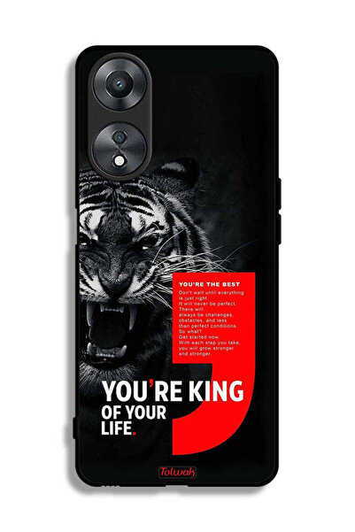 Tolwak غطاء حماية لهاتف Oppo A58 5G أنت ملك حياتك