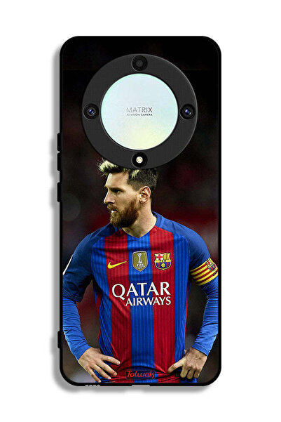 Tolwak غطاء حماية لهاتف Honor X9a ميسي برشلونة
