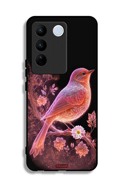 Tolwak غطاء حماية لهاتف Vivo S16e بتصميم طائر لطيف