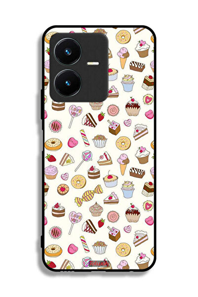 Tolwak غطاء حماية لهاتف Vivo Y22 بنمط العناصر المفضلة