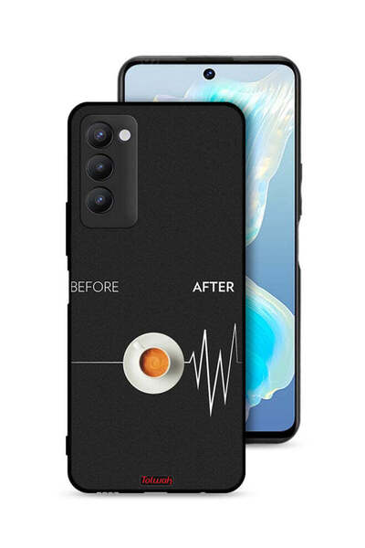 Tolwak Tecno Camon 18P Protective Case Cover Before After