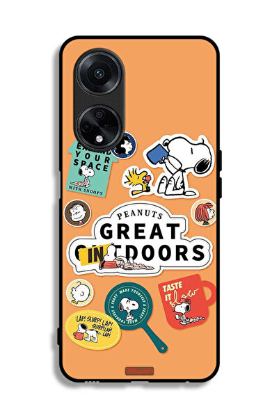 Tolwak غطاء حماية لهاتف Oppo A1 5G بملصقات الفول السوداني