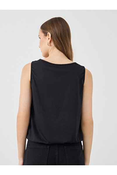 Take Two By Styli Solid Ruched Detail Tank Top