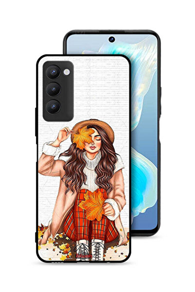 Tolwak غطاء حماية لهاتف تكنو كامون 18 يحمل صورة أوراق الخريف