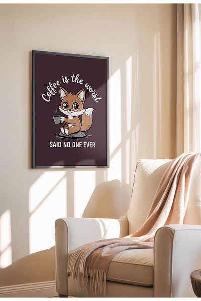 21mxm Poster cu citat sarcastic cu animale amuzante, imprimare digitală pe pânză, artă murală fără ramă