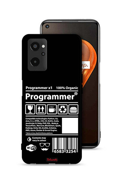 Tolwak غطاء حماية وملصق مبرمج لهاتف Realme 9i 4G