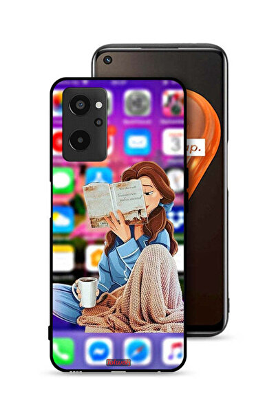 Tolwak غطاء حماية لهاتف Realme 9i 4G مع قراءة