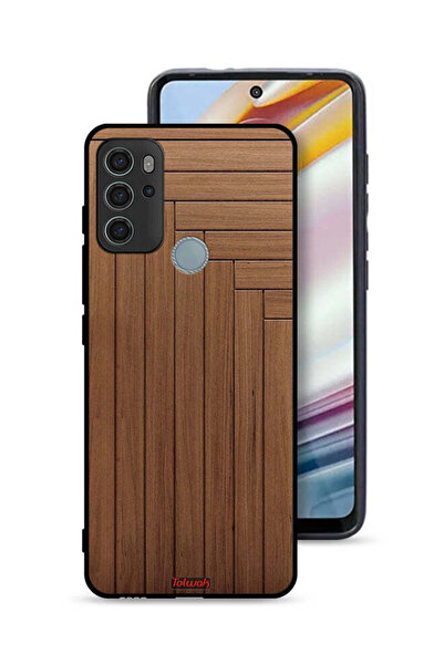 Tolwak غطاء حماية لهاتف موتورولا موتو جي 60 إس بنمط باب