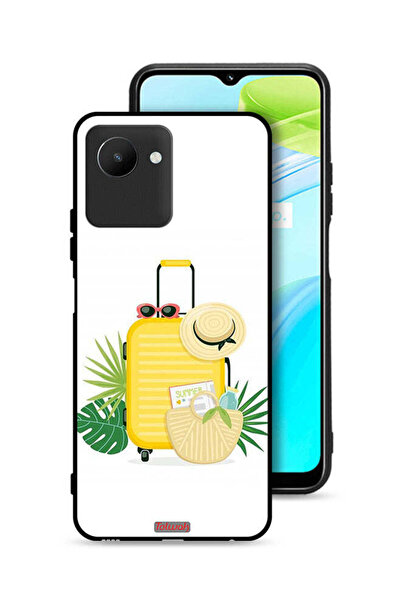 Tolwak غطاء حماية لهاتف Realme C30s بفن رقمي صيفي