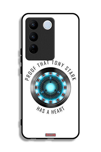Tolwak غطاء حماية لهاتف Vivo V27 Pro دليل على أن توني ستارك لديه قلب