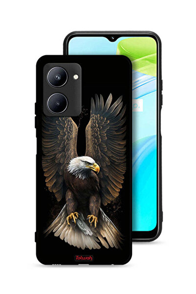 Tolwak Realme C33 Protective Case Cover Eagle Spread Wings