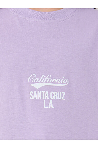 Styli Slogan Print Oversized T-Shirt and Wide Leg Joggers Set