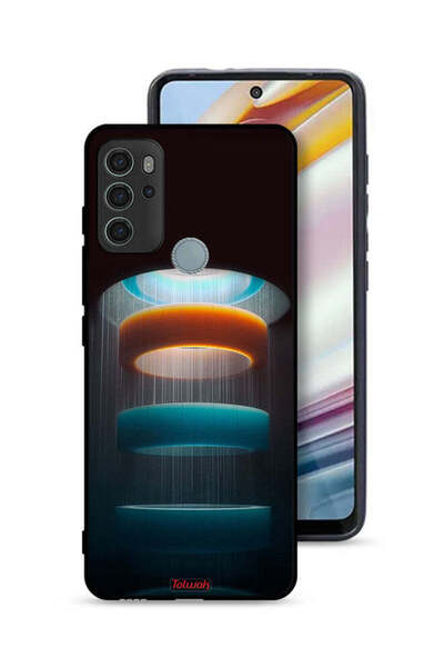 Tolwak غطاء حماية لهاتف موتورولا موتو جي 60 إس بنمط حلقات فنية