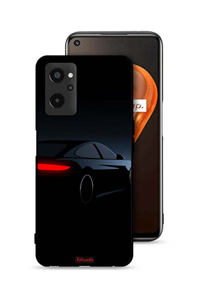 Tolwak Realme 9i 4G Protective Case Cover Dark Car