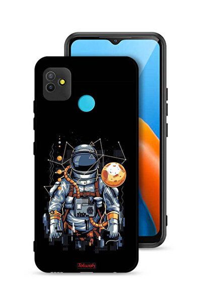 Tolwak Tecno Pop 5 Protective Case Cover Astronaut Abstract Art
