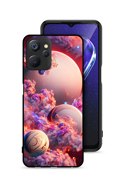 Tolwak غطاء حماية لهاتف Realme 9i 5G بطبعة غيوم وفن تجريدي