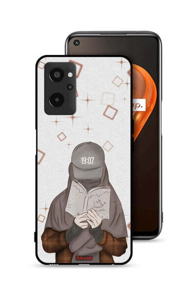Tolwak غطاء حماية لهاتف Realme 9i 4G، رسم فتاة تقرأ الفن