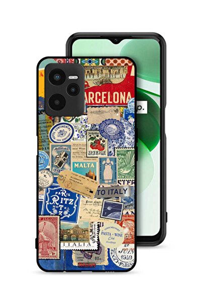 Tolwak Realme C35 Protective Case Cover Stickers Of Different Cities