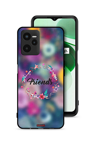 Tolwak غطاء حماية Realme C35 بتصميم خاتم أصدقاء الزهور
