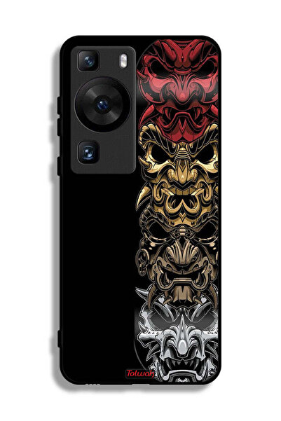 Tolwak غطاء حماية لهاتف هواوي بي 60 برو مع رسومات فنية