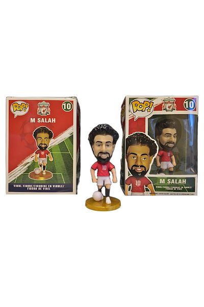 ANGMAD Mohamed Salah Figurine Football Player, Liverpool Jersey, 10 cm, Multicolor