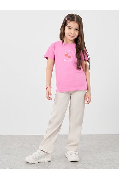 Styli Solid Twill Pants with Drawstring