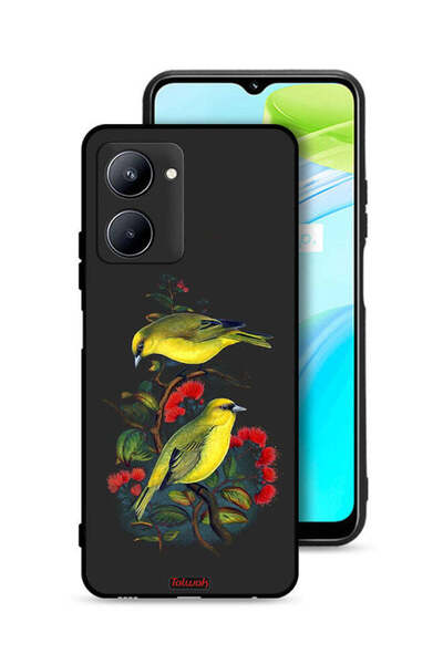 Tolwak غطاء حماية Realme C33 بنقشة طيور