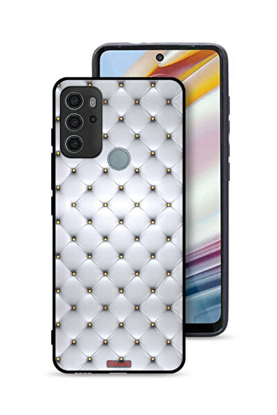 Tolwak غطاء حماية لهاتف موتورولا موتو جي 60 إس مطبوع عليه نقشة على القماش