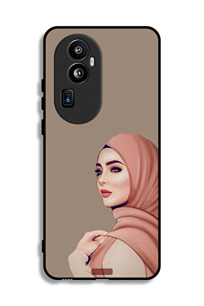 Tolwak غطاء حماية لهاتف Oppo Reno10 Pro Plus بنقشة فتاة محجبة جميلة