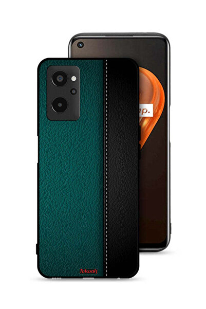 Tolwak غطاء حماية جلدي بنقشة جلدي لهاتف Realme 9i 4G