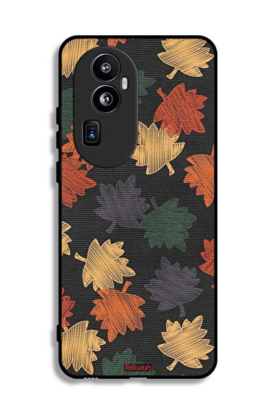 Tolwak غطاء حماية لهاتف Oppo Reno10 Pro Plus برسومات أوراق الخريف