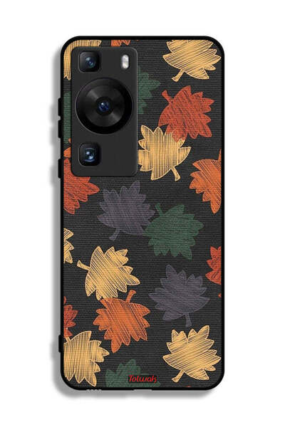 Tolwak غطاء حماية لهاتف هواوي بي 60 برو برسومات أوراق الخريف