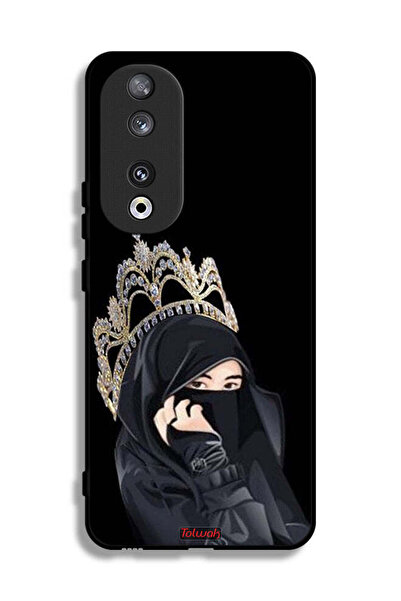 Tolwak غطاء حماية لهاتف Honor 90 بتصميم Queen Girl