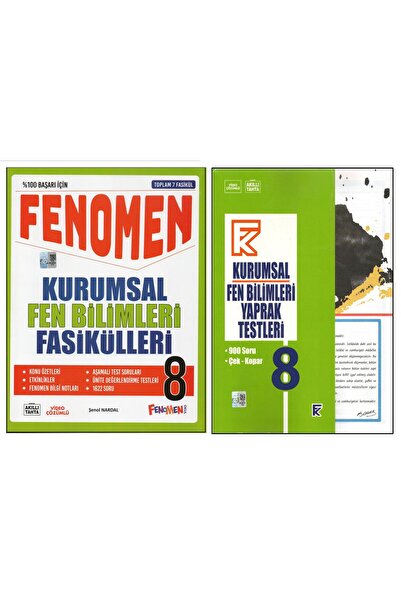 Fenomen Yayıncılık FENOMEN 8.SINIF KURUMSAL FASİKÜLLERİ+KURMAY KURUMSAL FEN B...