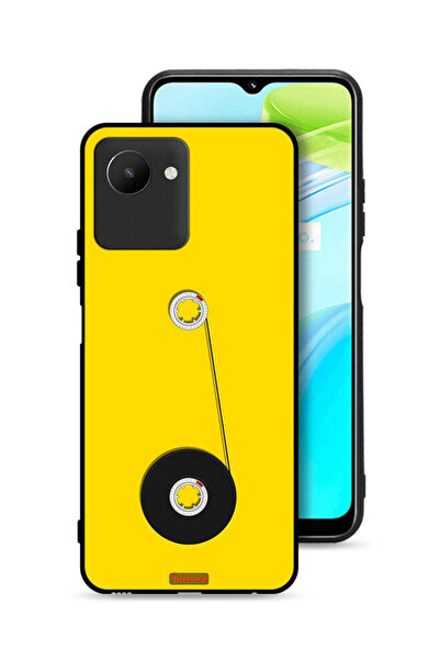 Tolwak غطاء حماية لهاتف Realme C30s - تصميم عجلة الكاسيت
