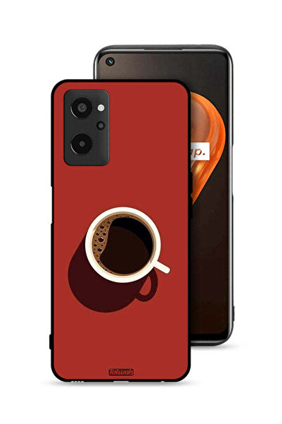 Tolwak غطاء حماية لهاتف Realme 9i 4G بفن فنجان القهوة