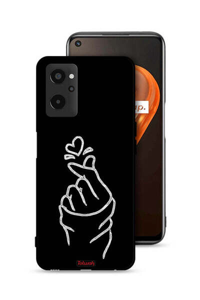 Tolwak Realme 9i 4G Protective Case Cover Snap Love