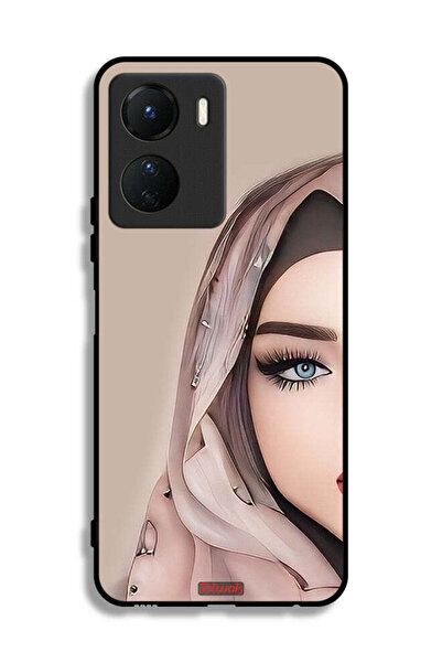 Tolwak غطاء حماية Vivo Y16 بتصميم فتاة نصف وجه