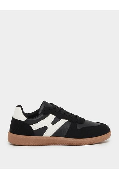 Styli Panelled Lace Up Sneaker
