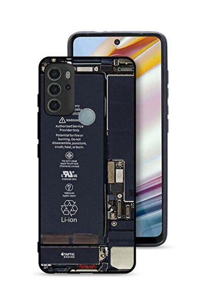 Tolwak غطاء حماية لهاتف موتورولا موتو جي 60 إس بنمط دائرة الهاتف