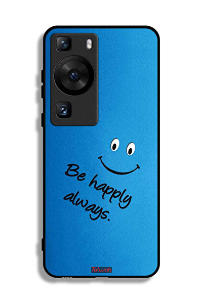 Tolwak غطاء حماية لهاتف هواوي P60 Pro كن سعيدًا دائمًا