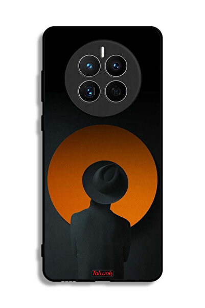 Tolwak غطاء حماية لهاتف هواوي ميت 50E برسومات فتى القبعة