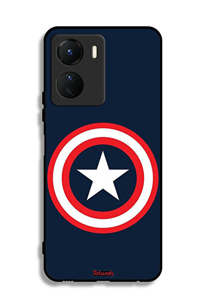 Tolwak غطاء حماية لهاتف Vivo Y16 كابتن أمريكا